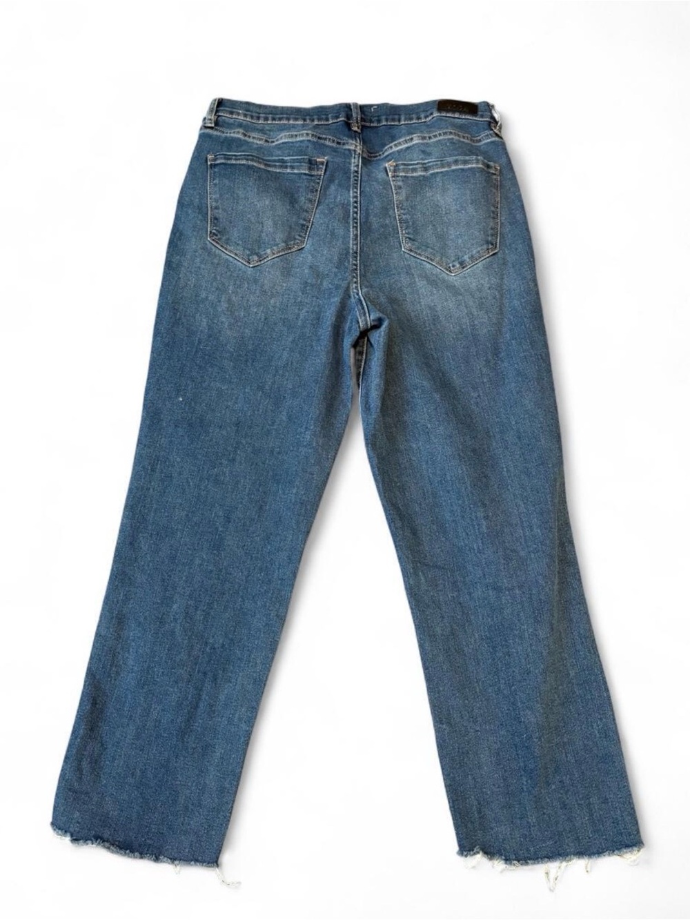 Nicole Miller New York High Rise Straight Ankle Jeans 12 - Picture 4 of 5